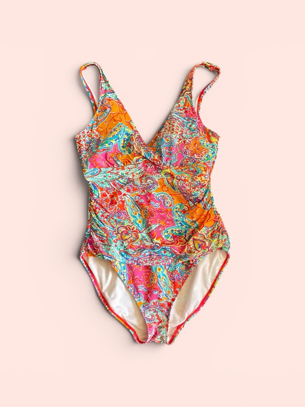 #164, Lauren Ralph Lauren one piece swimsuit, size 10